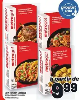 Metro METS CUISINÉS METROGO! | METROGO! COOKED MEALS offer