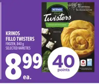 Metro KRINOS FILLO TWISTERS offer