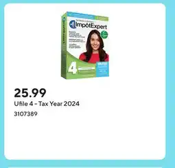 Staples Ufile 4 - Tax Year 2024 offer