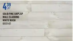 Canac Solid Pine Shiplap Wall Cladding offer