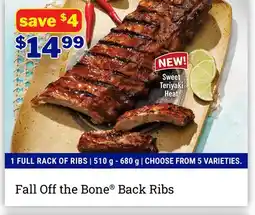 M & M Food Market Fall Off the Bone Back Ribs offer