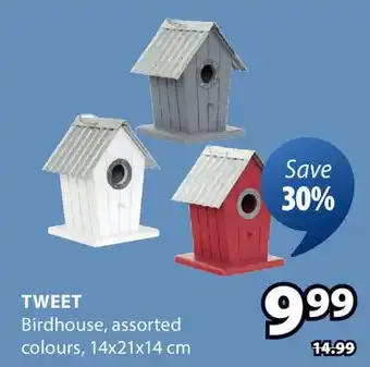 JYSK TWEET Birdhouse offer