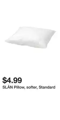 IKEA SLÅN Pillow, softer, Standard offer