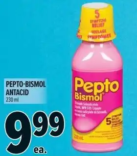 Metro Pepto-bismol antacid offer