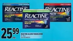 Metro Reactine allergy medication offer