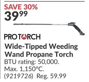Princess Auto Wide-Tipped Weeding Wand Propane Torch offer