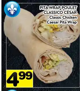 Supermarché PA PITA WRAP POULET CLASSICO CÉSAR |CLASSIC CHICKEN CAESAR PITA WRAP offer