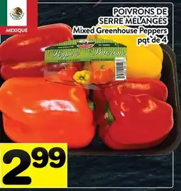 Supermarché PA POIVRONS DE SERRE MÉLANGÉS | Mixed Greenhouse Peppers offer