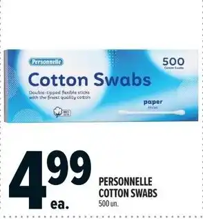 Metro Personnelle cotton swabs offer