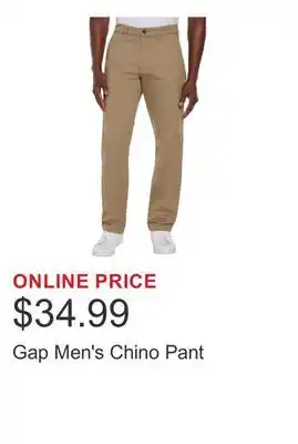 Costco Gap Men's Chino Pant offer