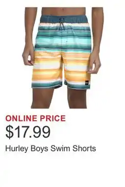 Costco Hurley Boys Swim Shorts offer