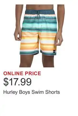 Costco Hurley Boys Swim Shorts offer
