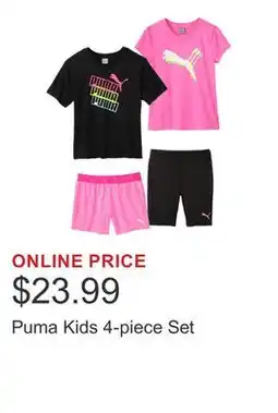 Costco Puma Kids 4-piece Set offer