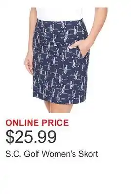 Costco S.C. Golf Women's Skort offer