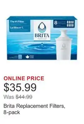 Costco Brita Replacement Filters, 8-pack offer