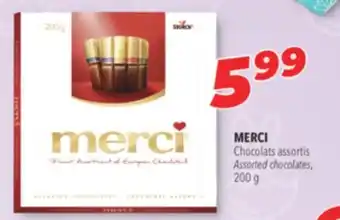 Familiprix MERCI Assorted chocolates, 200 g offer