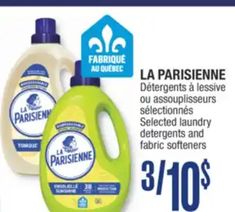 Jean Coutu LA PARISIENNE Selected laundry detergents and fabric softeners offer