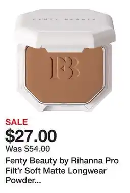 Sephora Fenty Beauty by Rihanna Pro Filt'r Soft Matte Longwear Powder Foundation offer