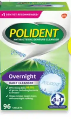 Walmart Polident Retainer or Denture Cleanser offer