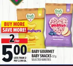 Metro BABY GOURMET BABY SNACKS offer