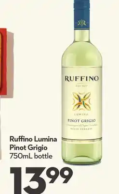Longo's Ruffino Lumina Pinot Grigio offer