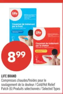 Pharmaprix LIFE BRAND Cold/Hot Relief Patch offer