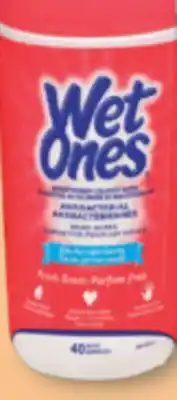Familiprix WET ONES Selected wipes offer