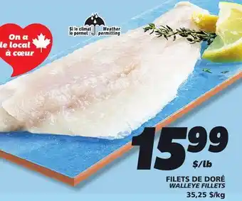 IGA WALLEYE FILLETS offer