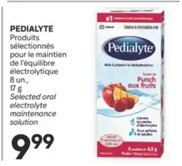 Brunet PEDIALYTE Produits sélectionnés pour le maintien de l'équilibre électrolytique offer