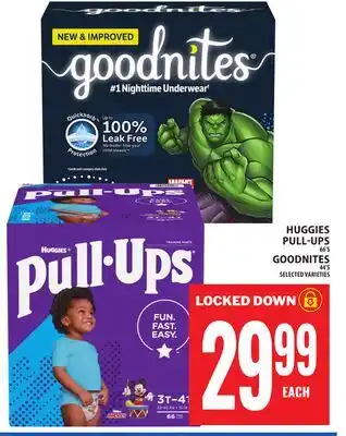 Food Basics HUGGIES PULL-UPS OR GOODNITES offer