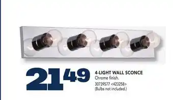 RONA 4-LIGHT WALL SCONCE offer