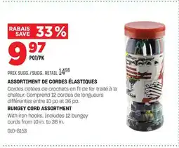 BMR ASSORTIMENT DE CORDES ÉLASTIQUES offer
