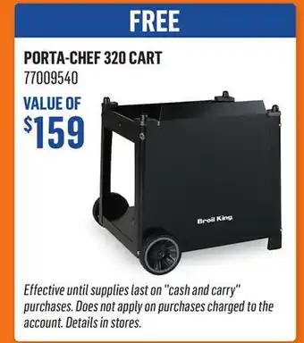 Canac Porta-Chef 320 Cart offer