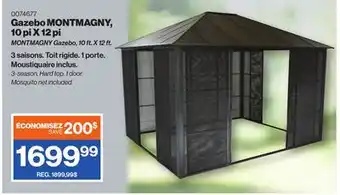 Patrick Morin MONTMAGNY Gazebo, 10 ft. X 12 ft offer