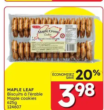 Rossy MAPLE LEAF Maple cookies offer