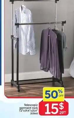Rossy Telescopic garment rack offer