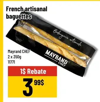 Mayrand French artisanal baguettes Mayrand CHEF 2 x 350g offer
