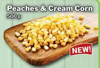 M & M Food Market Peaches & Cream Corn offer