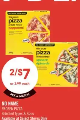 Shoppers Drug Mart NO NAME FROZEN PIZZA offer