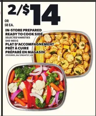 Independent City Market IN-STORE PREPARED READY TO COOK SIDE, 545-865 G offer