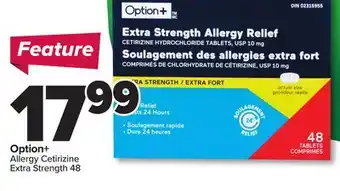 RxHealthMed Option+ Allergy Cetirizine Extra Strength offer