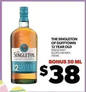 Real Canadian Liquorstore The Singleton of Dufftown 12 Year Old offer