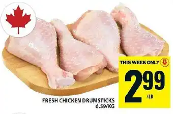 Food Basics Fresh chicken drumsticks offer