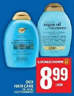 Food Basics Ogx hair care offer