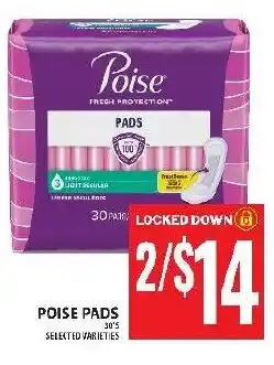 Food Basics Poise pads offer