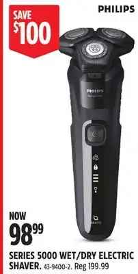 Canadian Tire Philips DRY ELECTRIC SHAVER offer