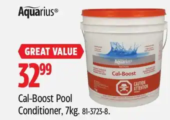 Canadian Tire Aquarius Cal-Boost Pool Conditioner, 7kg offer