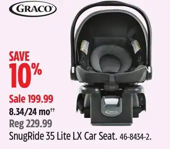 Canadian Tire Graco SnugRide 35 Lite LX Car Seat offer