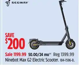 Canadian Tire Segway Ninebot Max G2 Electric Scooter offer