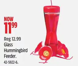 Canadian Tire Perky Pet Glass Hummingbird Feeder offer